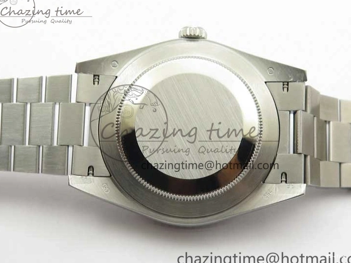 MiroTime 0307 Neat Day-Date 40mm 228239 BP New Dial Version 904 SS RG Stick Markers Dial on SS President Bracelet A 2819